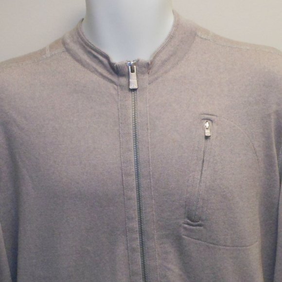 J LINDEBERG front zip wool sweat shirt - Picture 4 of 8